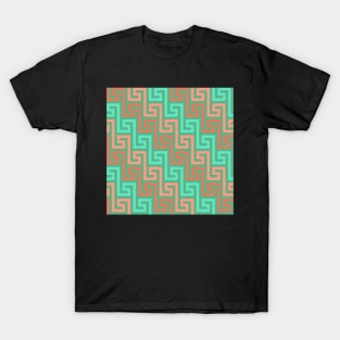 Copy of Green Greck seamless pattern T-Shirt